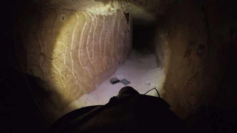 In an abandoned mine