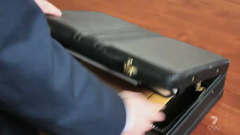 In his briefcase were the divorce papers