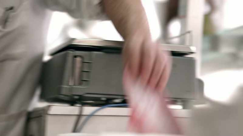 In butchery, the animal is quartered and those cuts