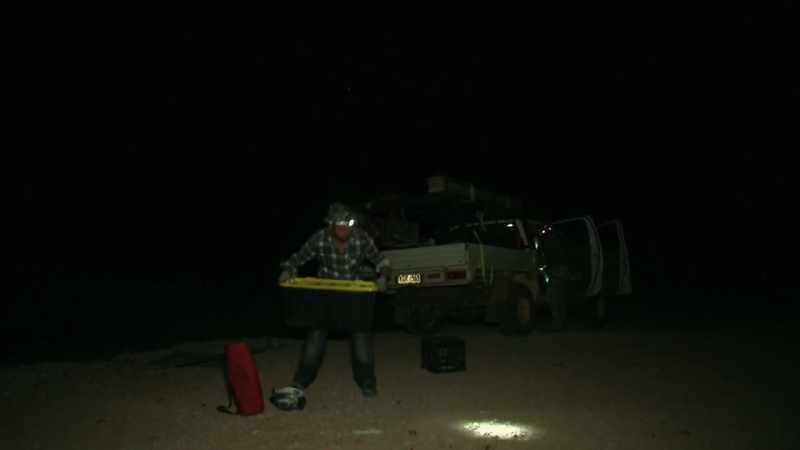 In Coober Pedy, Dan and Justin