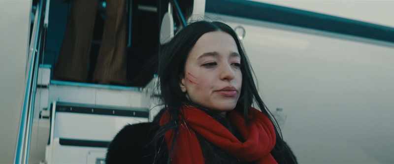 In English GALINA Board the plane now