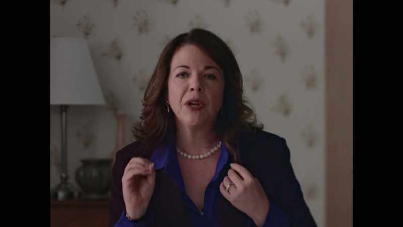 In every interview she did, she always had the pearls on