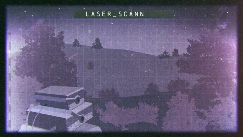 In this experiment, the laser will scan