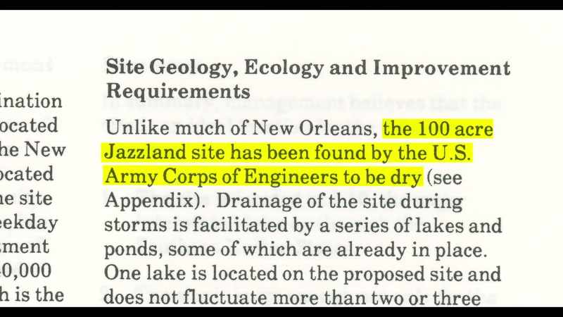In fact, the Army Corps of Engineers