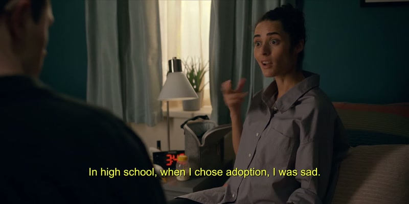 In high school, when I chose adoption, I was sad