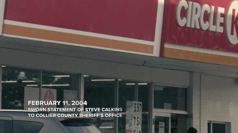 In his incident report, Calkins also claims that