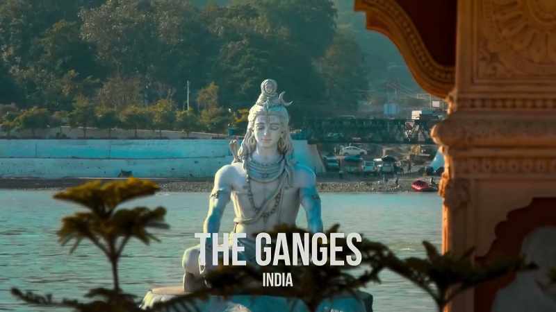 In India, the river Ganges