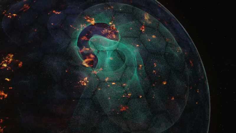 In its infancy, four billion years ago