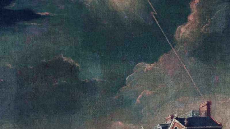 In June of 1752, with storm clouds threatening