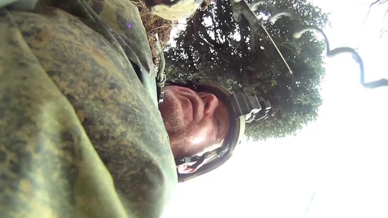 In this muddy, friggin' hillside