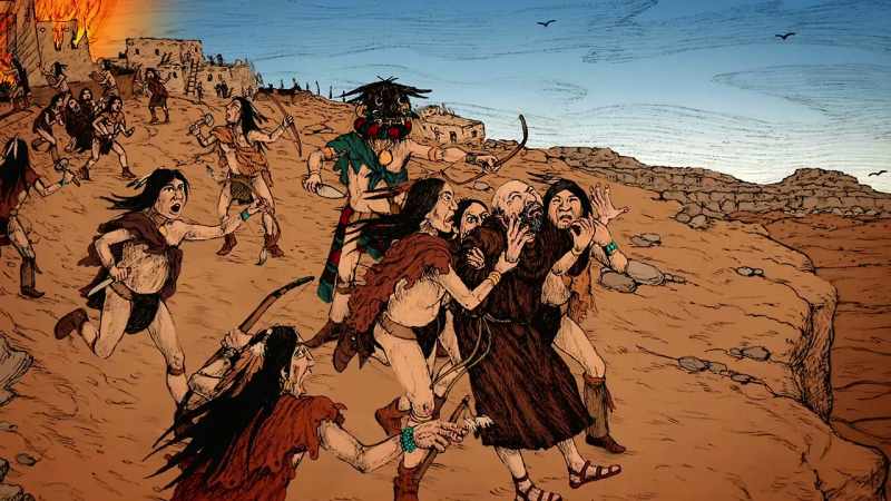 In New Mexico, the Pueblo Revolt