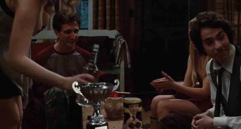 [IN NORMAL VOICE] Okay, a toast