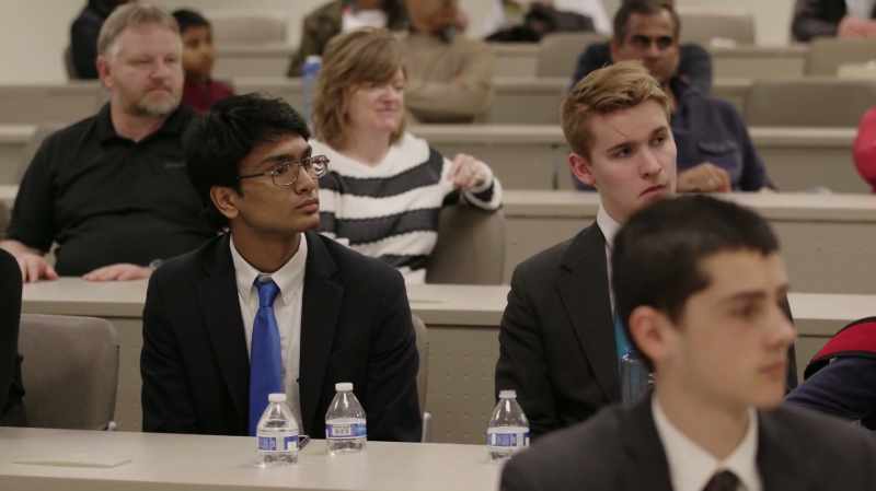 In physical sciences, the two people are Govind Krishna and Emily Liu