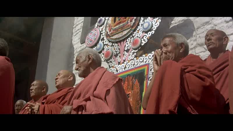 In preparation for the generals' visitsacred ceremonies are performed throughout LhasaSculptures of deities have been carved with great care in butterAs the sun melts them they become a reminder that