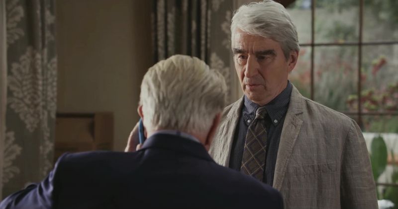 [in raspy voice] Yes, hello, Bud? Yeah, it's Robert