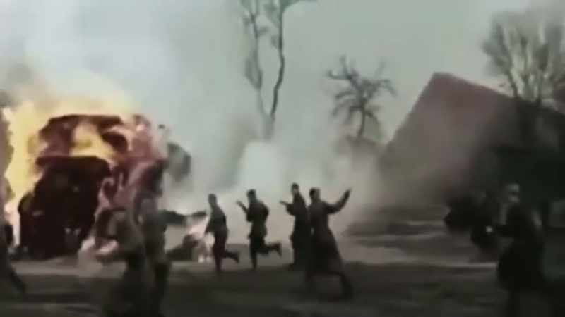 In Russia the Red Army counter attacks