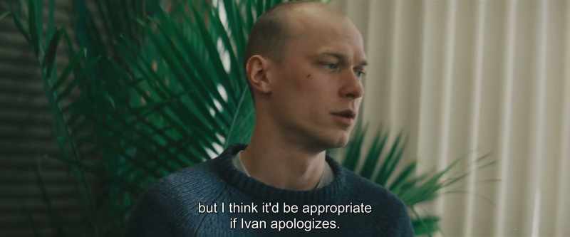In Russian This may be out of line