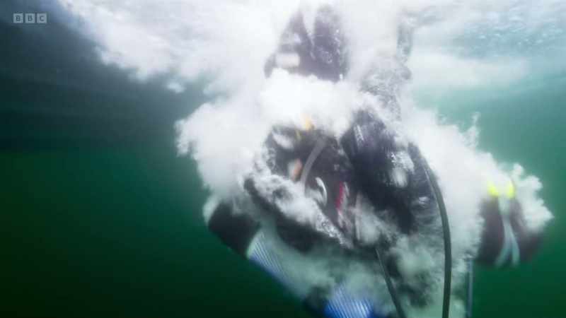 In Shetland, they're heading for the seabed