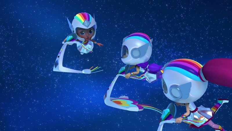 In space there's no gravity to hold you down, so