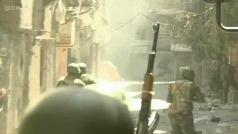 In Syria, what had started as a government crackdown had now