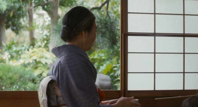 In tea ceremony. you eat the sweets first