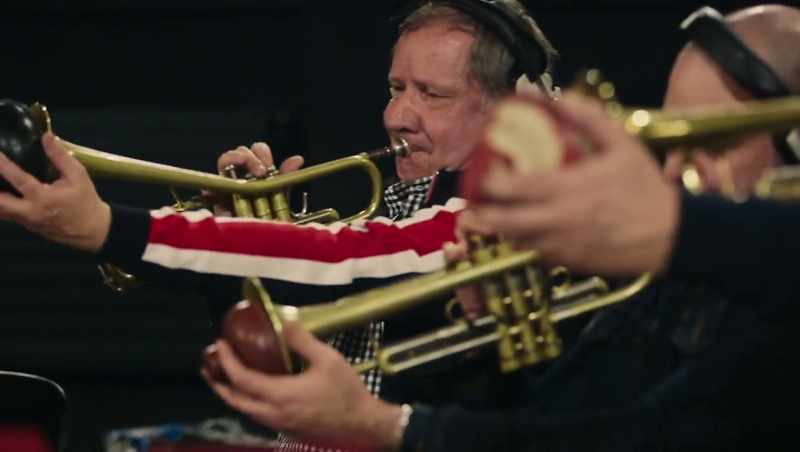 In the annotated script, there was mention of jazz