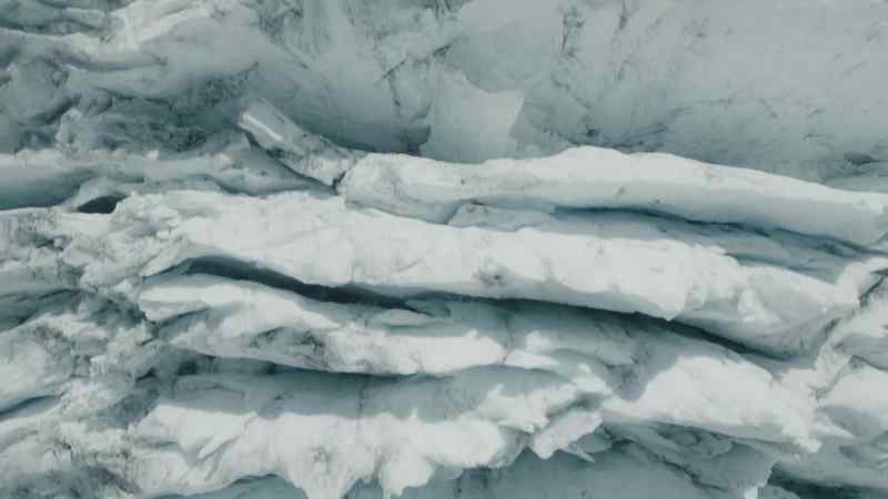 In the Antarctic, ice clings to the highest mountains