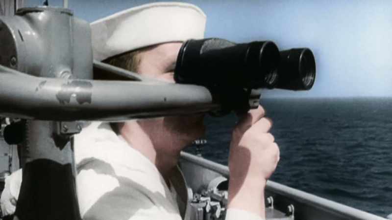 IN THE ATLANTIC, THE U.S. NAVY STOPS ALL SOVIET SHIPPING