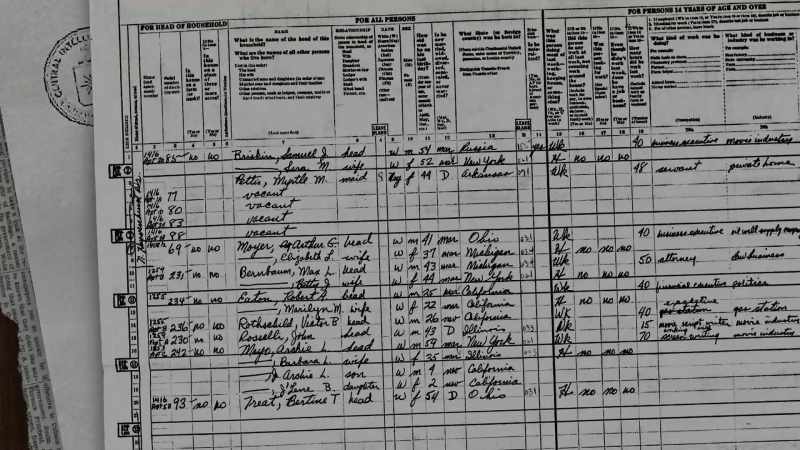 In the census records, 1950, he put his profession