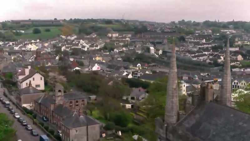 In the centre of Downpatrick