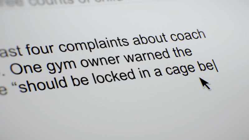 In the file, one complaint said