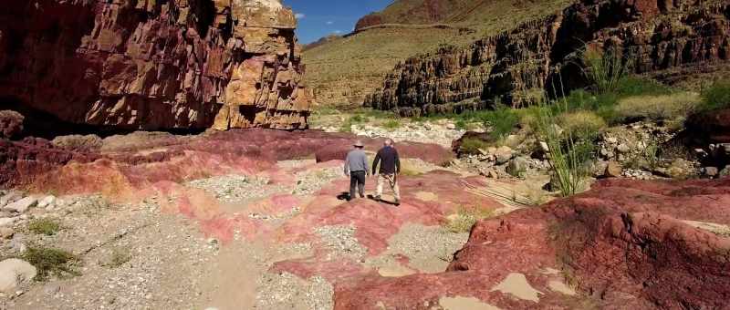 where in the floodwaters struck first continental crust