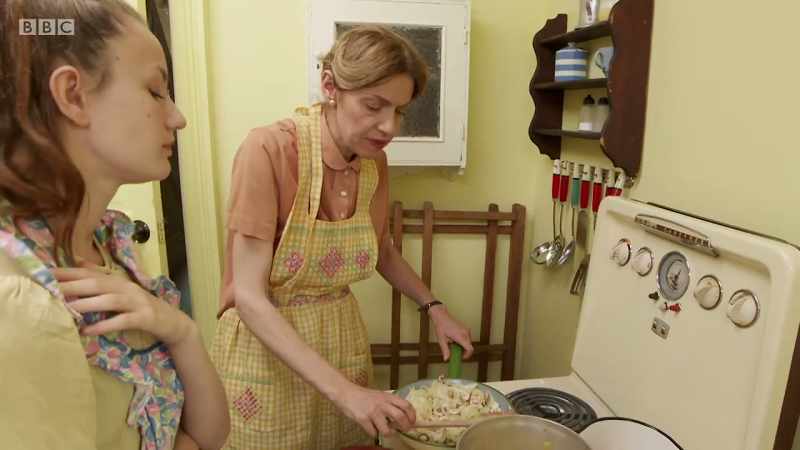 In the kitchen, there's still the main course