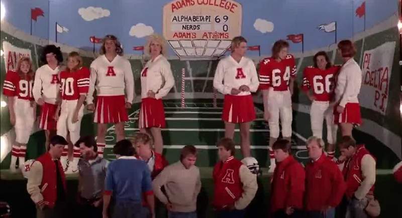 In the locker room