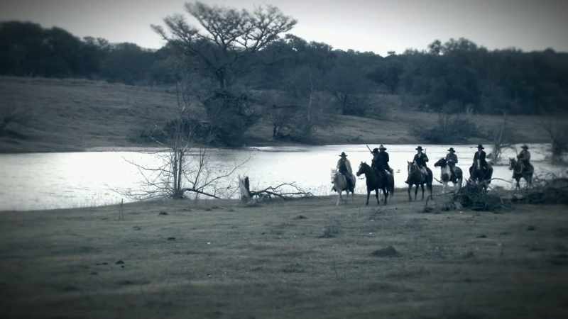 In the morning, a posse goes out