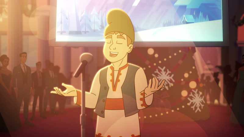�� In the mountaintops What are capped with snow ♪