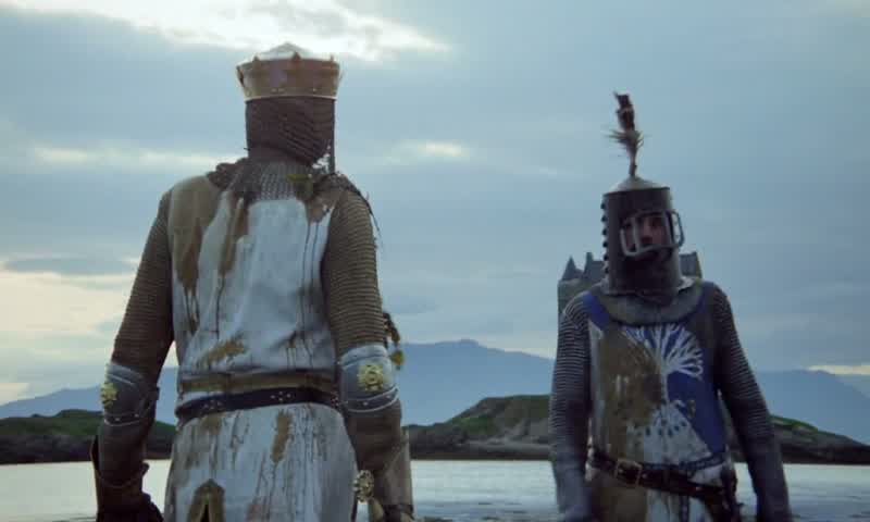 We shall attack at once Yes my liegeStand by for attackFrench personsToday the blood of many a valiant knight shall be avengedIn the name of God we shall not stop our fighttill each one of you lies