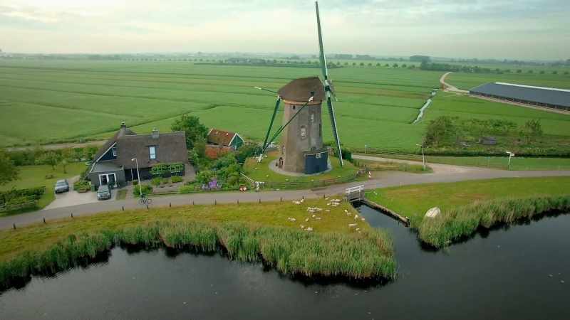 In the Netherlands countryside