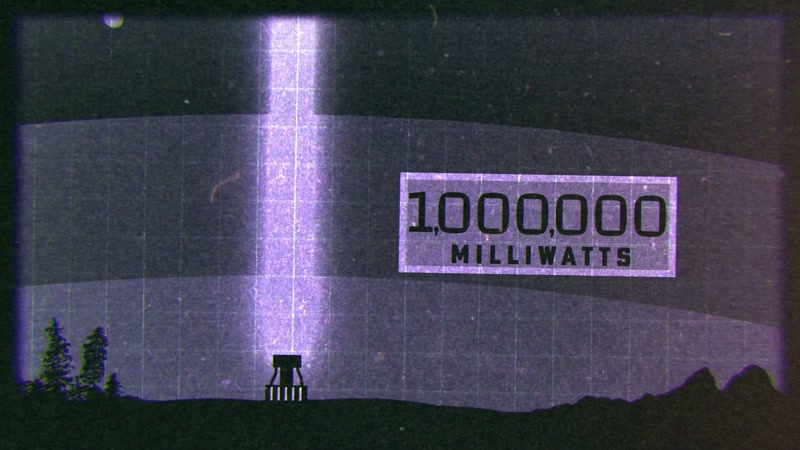 In the right conditions, this laser can be seen from space