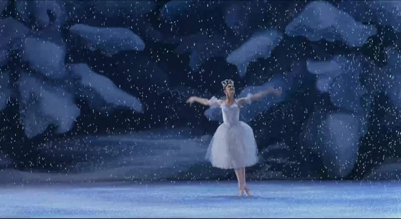 In the snowy forest