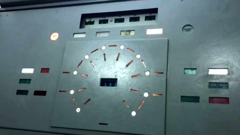 In the underground control room