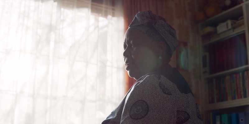 [in Tswana] At her funeral, all anyone could talk about