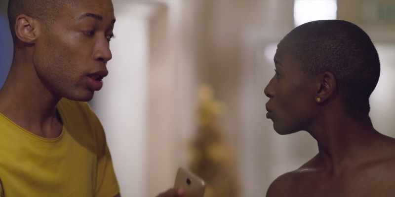 [in Tswana] I'll help you with the towels