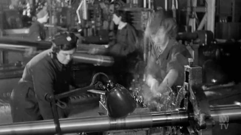 In wartime, British industry was already straining at full capacity