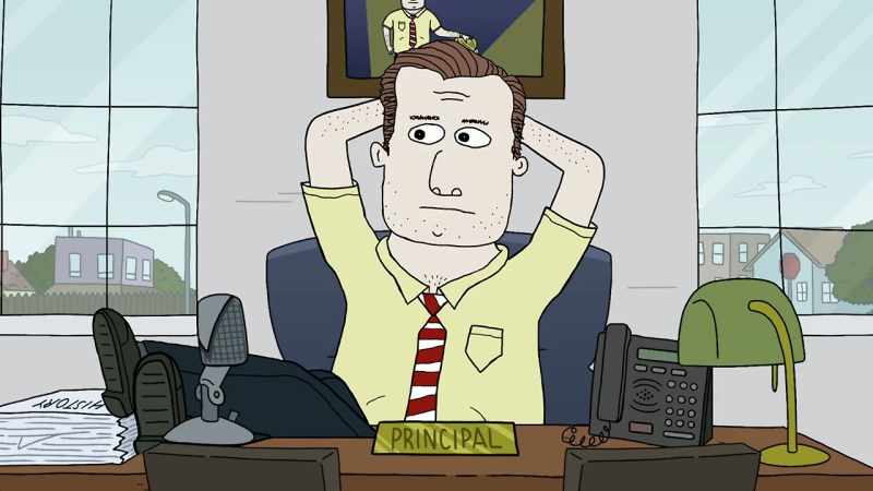 In what? - In being the new lunch lady