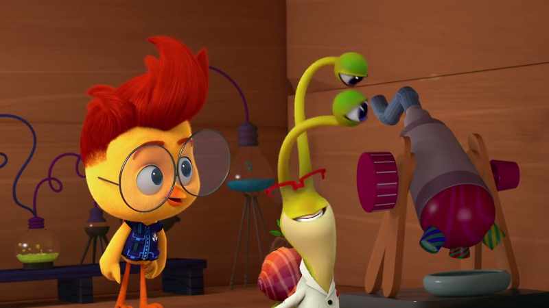 Indeed, chicklet with glasses. It's a microscope