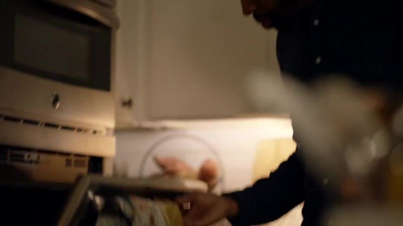 [indistinct chatter on TV] -[pepper mill grinding]