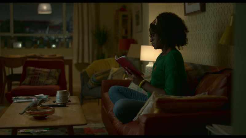 [indistinct chatter on TV]