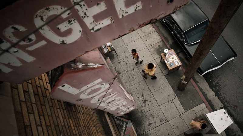 (indistinct conversations)