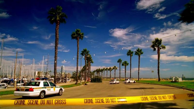 (indistinct police radio transmission)